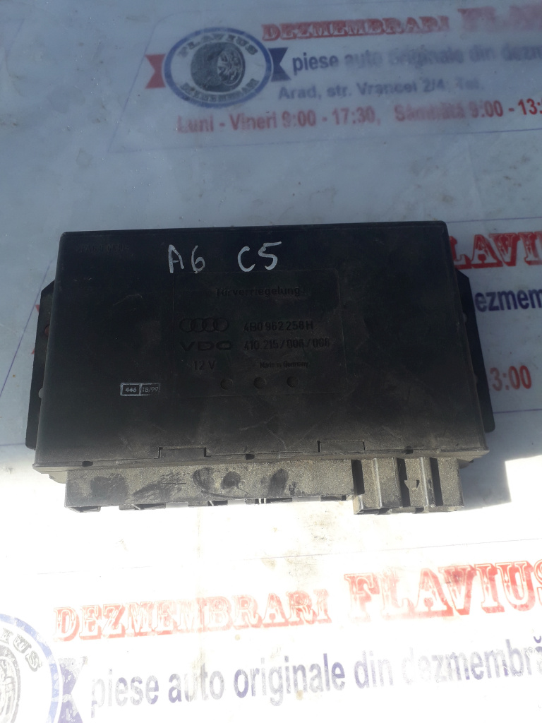 Calculator confort Audi A6 C5 an 2005 cod 4B096225