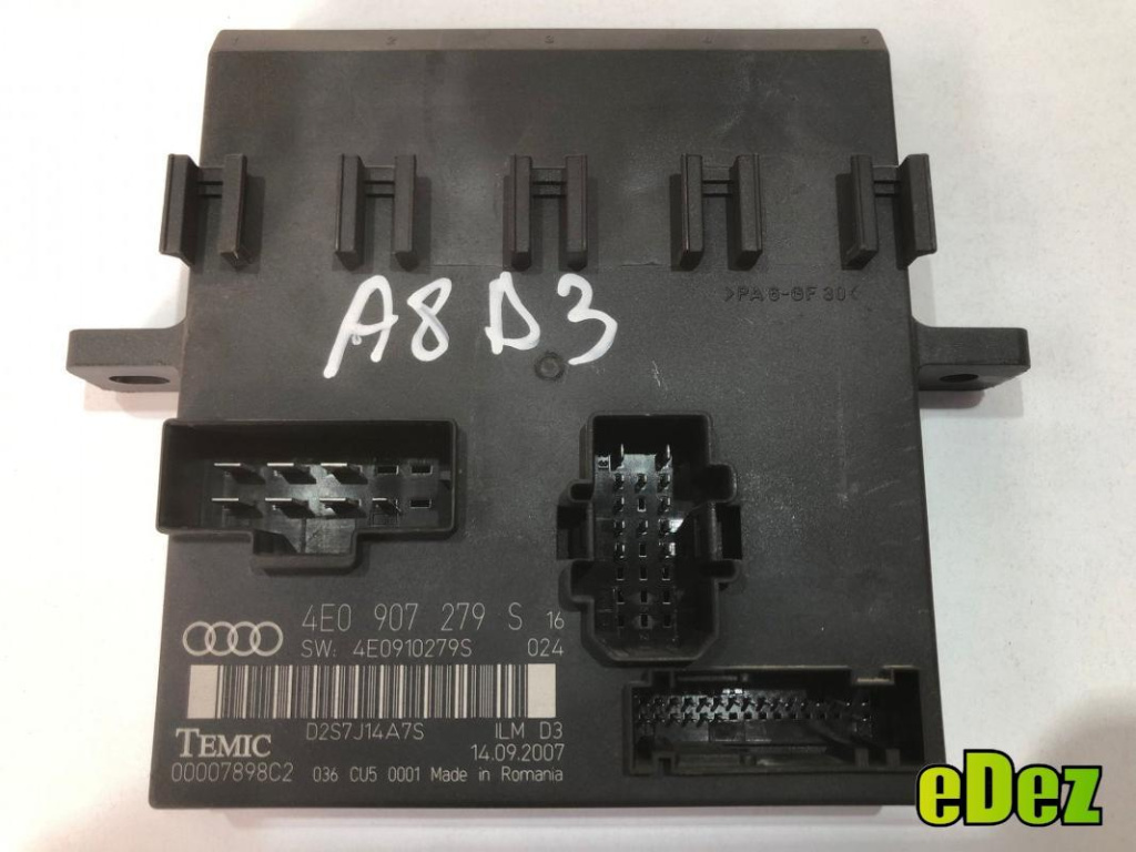 Calculator confort Audi A8 (2002-2009) [4E] D3 4e0