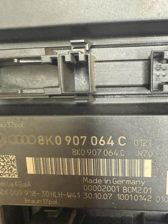 CALCULATOR CONFORT BCM AUDI A4 A5 COD 8K