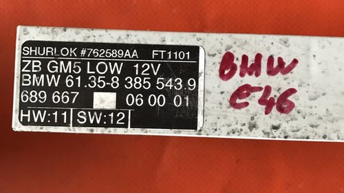 Calculator Confort BMW E46 318i 1999-2004 Cod: 61.35-8385543.9