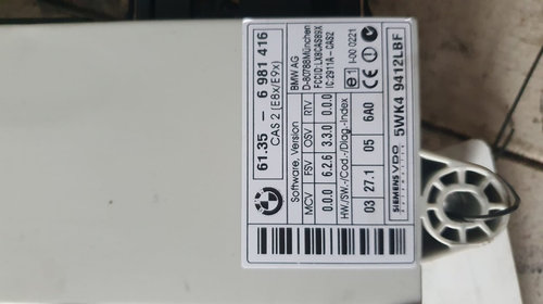 Calculator confort BMW seria 3 E90 / E91 2005 - 2009 cod 6981416