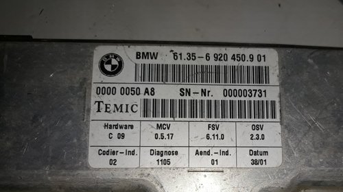 Calculator Confort BMW Seria 7 E65-E66 COD-61.35-6920450.901