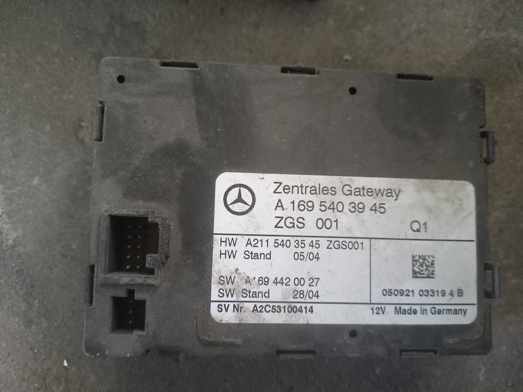 Calculator confort Mercedes A-class 2004-2008 cod A1695403945