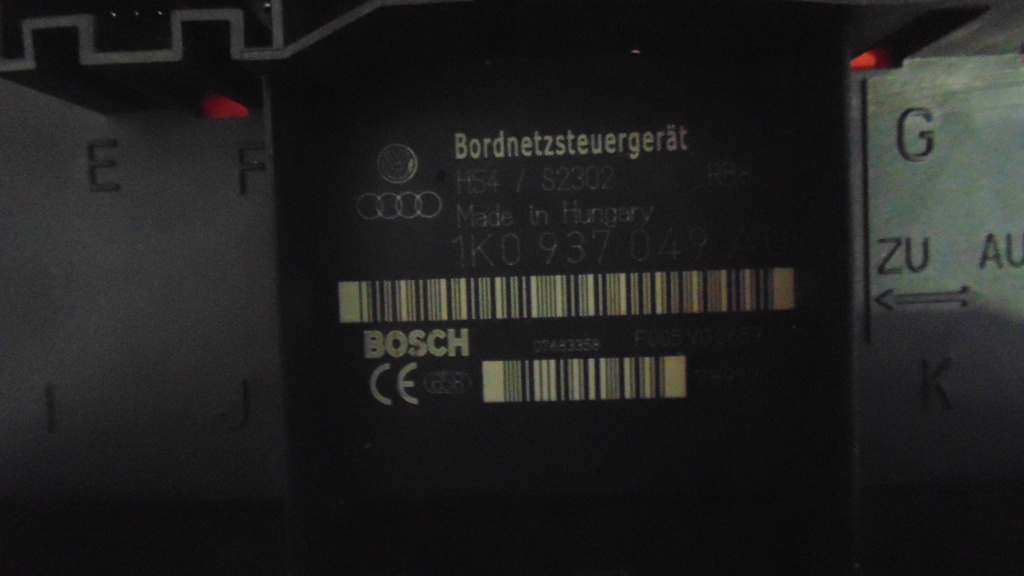 Calculator confort VW Caddy 3 2.0 SDI an 2006 cod 1K0937049AG