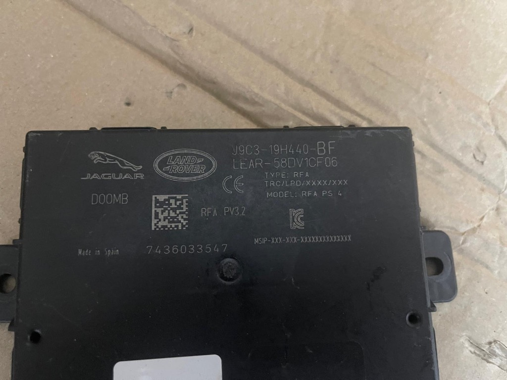 Calculator control Jaguar E-Pace F-Pace 