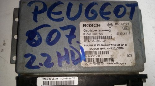 Calculator cutie automata Peugeot 607 2.2 HDI