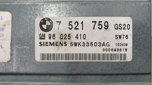 Calculator cutie viteza automata BMW X5 E53 3.0 d 2002
