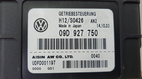Calculator cutie viteza automata Volkswagen Touareg (7L0) 2002 - 2010