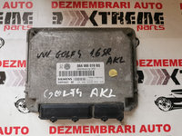 Calculator de motor 06A906019BQ Siemens 5WP4441 Volkswagen Golf 4 1.6sr AKL