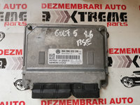 Calculator de motor 06A906033EM Siemens 5WP40322 Volkswagen Golf 5 1.6 8V BSE