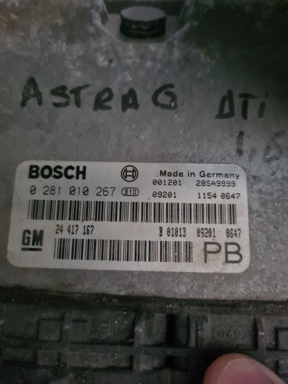 Calculator ecu astra g 2.0 dti cod 0281010267