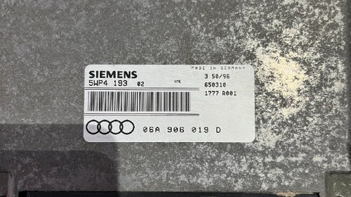 Calculator ECU Audi A3 1.6 Benzina COD: 5WP41