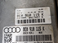 Calculator ECU Audi A4 2006 8E0910115K / 0261S02210