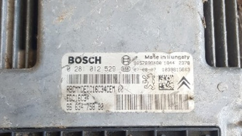 Calculator-ECU Bosch Peugeot 0 281 012 529