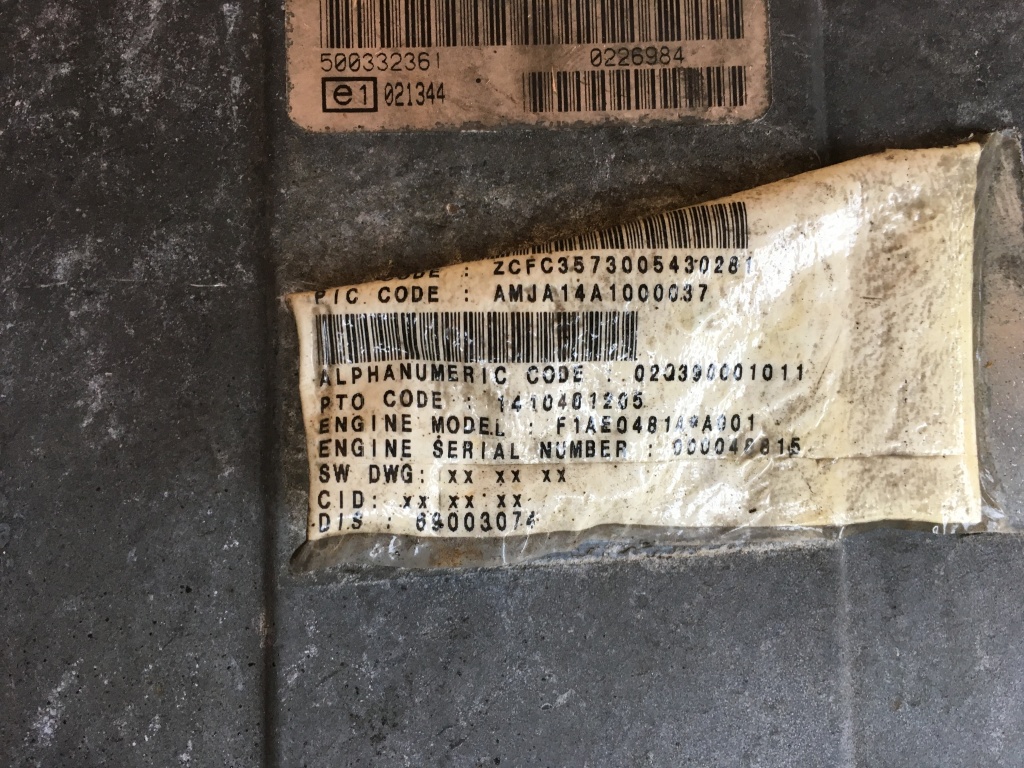 Calculator ECU Iveco Daily 2.8 JTD cod 0