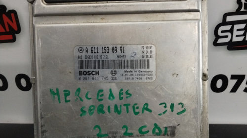 Calculator ECU Mercedes-Benz Sprinter 2.2 Motorina 2005, A6111530991 / 0281011745 / 0 281 011745