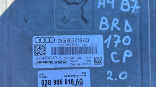 Calculator ECU motor Audi A4 B7 - 2.0 Diesel 