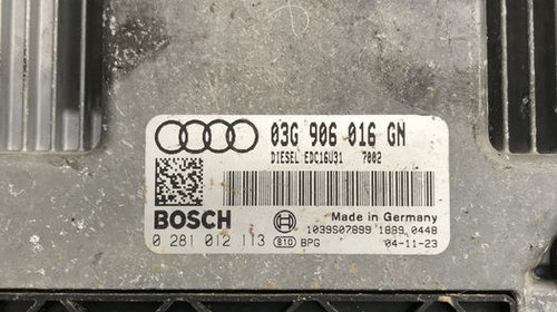 Calculator ecu motor Audi A4 b7 2.0 TDI