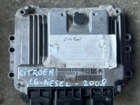 Calculator ECU Motor Citroën C4 1.6 Diesel rbcmmdedc16c34cem 00 / EDC16C34 / 9662872280