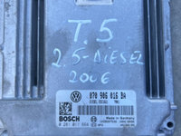 Calculator ECU Motor Volkswagen T5 2.5 Diesel 4x4 Cod AXD / 070906016BA / 0281011664