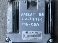 Calculator ECU Motor Vw Passat B6 2.0 Diesel Cod CBA BMR 03L907309B /0281015029 / 03G906018AS 170CP