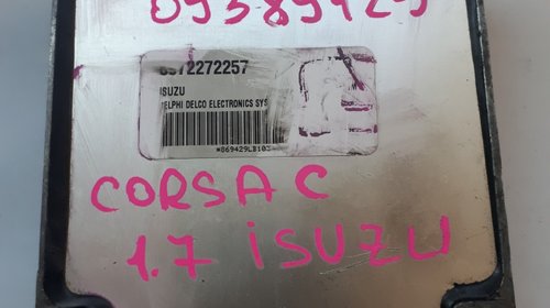 Calculator Ecu Opel Corsa C 1.7 isuzu 8972272