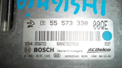 Calculator ecu opel insignia cod e 9155573330