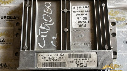Calculator ecu Peugeot 206 (1998-2010) 1.4 be