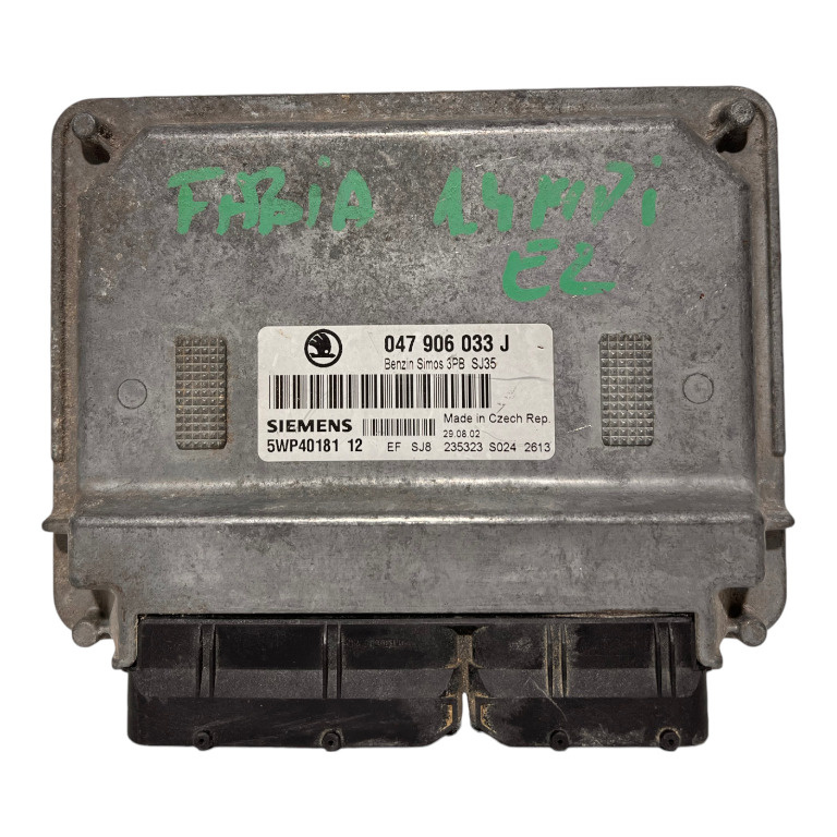 Calculator ECU Skoda Fabia I 1.4 MPI Simos 3PB SJ35 047906033J 5WP40181