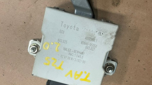 Calculator ECU Toyota Avensis T25 2007 ECu 85940-05050 603.025 603.027