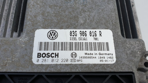 Calculator ECU VW Golf 5 Plus - 03G 906 016 R / 0 281 012 220