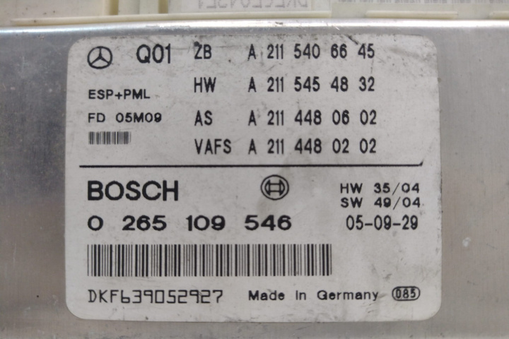 Calculator ESP Bosch Modul ASR 026510954