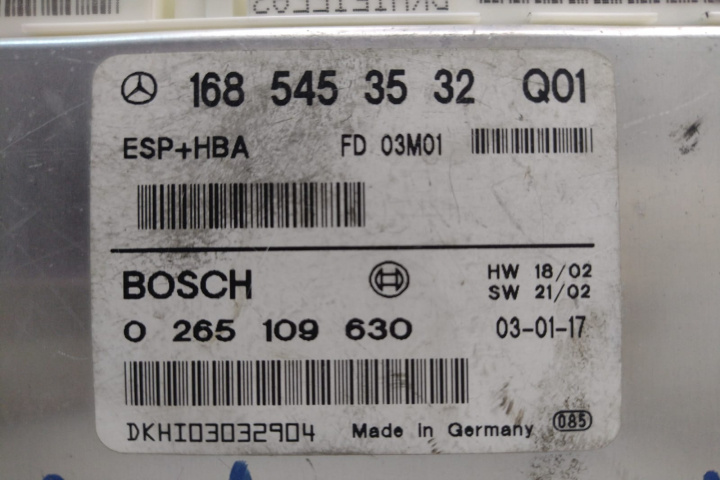 Calculator ESP Bosch Modul ASR 168545353