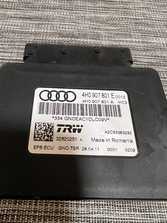 Calculator Frana de Mana Audi A8 4H, A7, A6 C7 cod: 4h0 907 801 A / 4h0 907 801 E