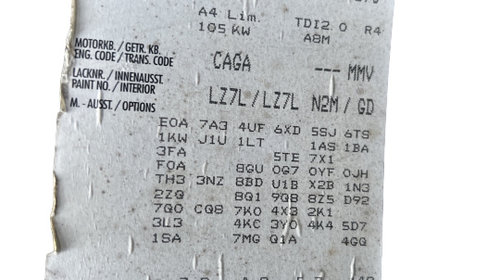 Calculator frana mana Cod: 8K0907801H Audi A4 B8/8K [2007 - 2011] Sedan 4-usi 2.0 TDI multitronic (143 hp) Cod motor: CAGA
