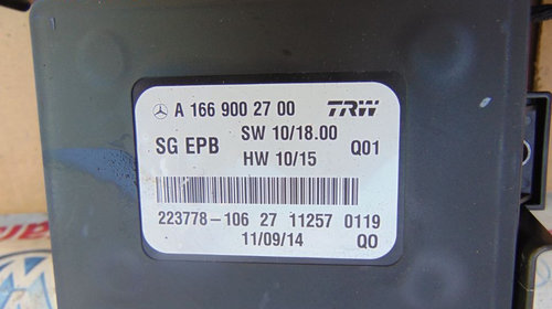 Calculator frana mana Mercedes ML w166 GL x16
