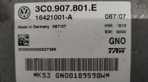 Calculator frana mana Volkswagen Passat B6 2.0 Motorina 2006, 3C0907801E