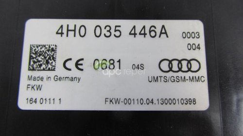 Calculator Gsm Original Audi 4H0035446A