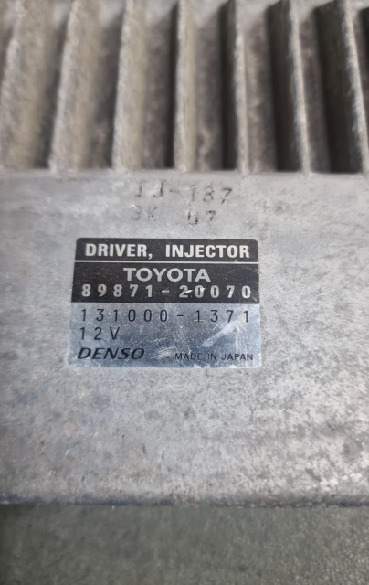 Calculator injectie Cod: 89871-20070 / 1