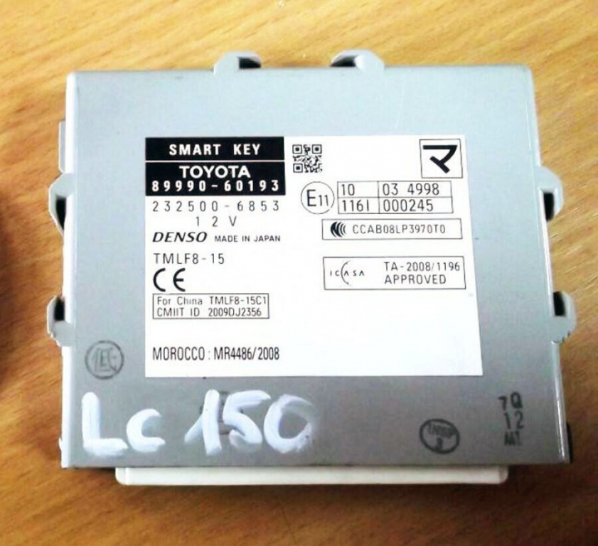 Calculator Keyless Smart Key cod 89990-60193 Toyota Land Cruiser Prado 2014