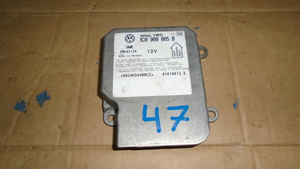 Calculator, modul airbag VW Passat B5, 1C0909605B, 1C0909605C