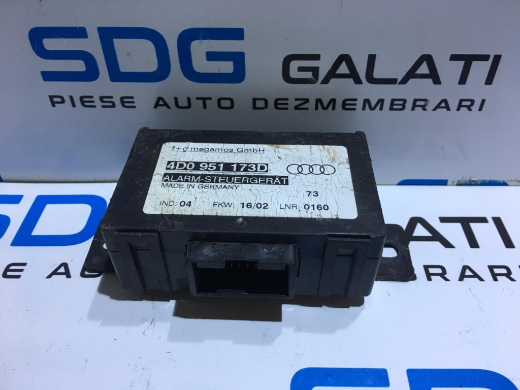 Calculator / Modul Alarma Audi A6 C5 1997 - 2005 Cod Piesa : 4D0 951 173 D / 4D0951173D