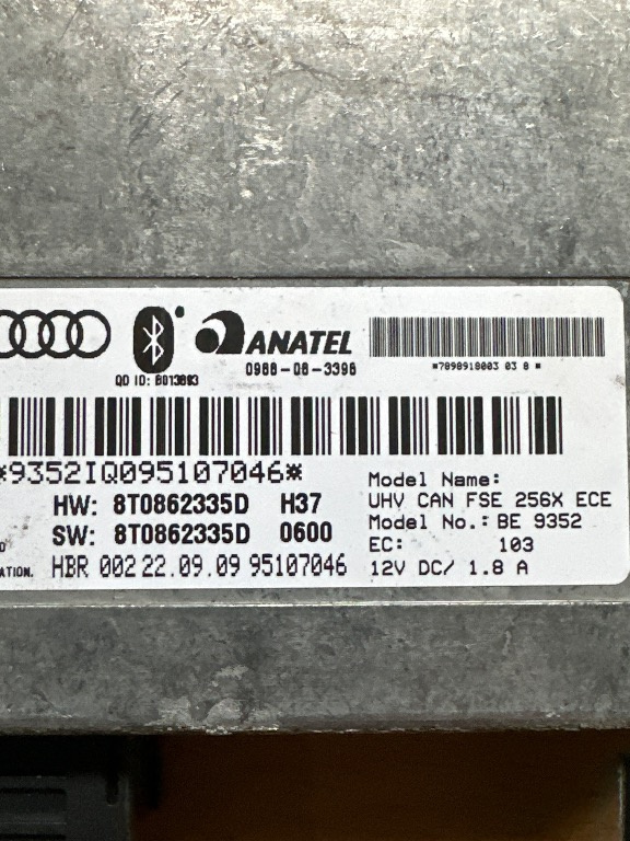 Calculator modul bluetooth 8T0862335D Au