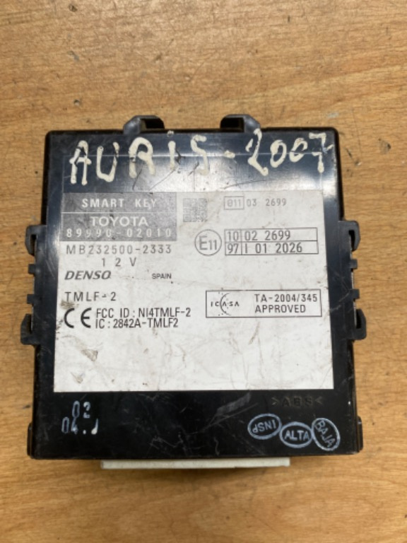 Calculator modul cheie auto smart 89990-02010 MB232500-2333 Toyota Auris 2007