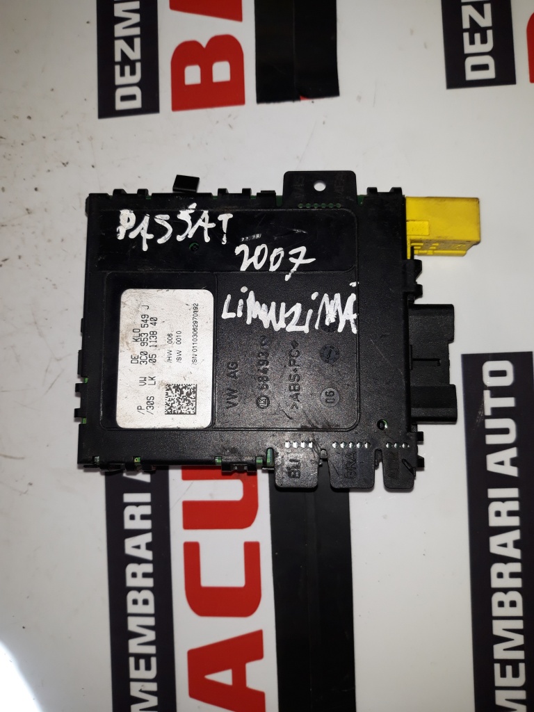 Calculator modul coloana volan VW PASSAT B6 cod 3C0953549J