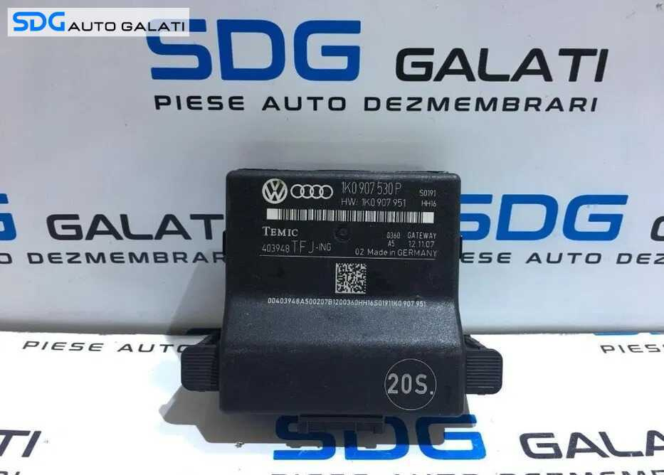 Calculator Modul control CAN Gateway Seat Leon 1P 1.9 TDI BXE 2005 - 2011 Cod 1K0907530P 1K0907951 [L3662]