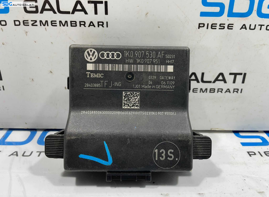 Calculator Modul control central CAN Gateway Volkswagen Caddy 2003 - 2010 Cod 1K0907530AF [L4517]