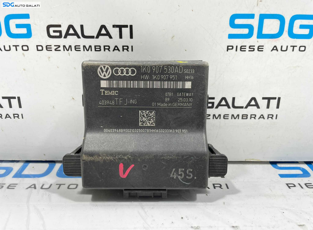 Calculator Modul control central CAN Gateway Volkswagen Caddy 2003 - 2010 Cod 1K0907530AD [L4515]