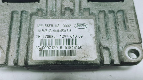 Calculator modul ecu 1.2 benzina FP4 5sf8.k2 d032 bc0097129 b Ford Ka 2 [2008 - 2020]