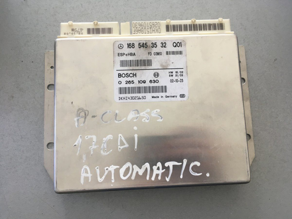 Calculator modul ESP Mercedes A-Class W168, COD 1685453532
